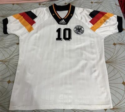 camisa adidas home alemanha 1992