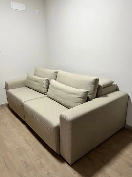Sofá Reclinável Linho