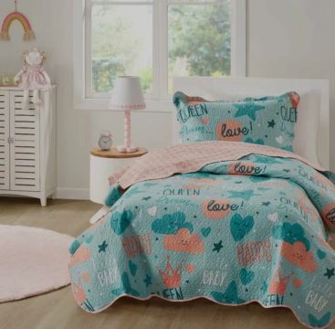 Jogo de Cama Gamer - Game Over -  Quilt e Fronha