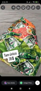 Short de Praia Heineken - Unissex
