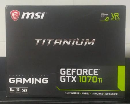 Placa de Video GTX 1070 TI Titanium 8G