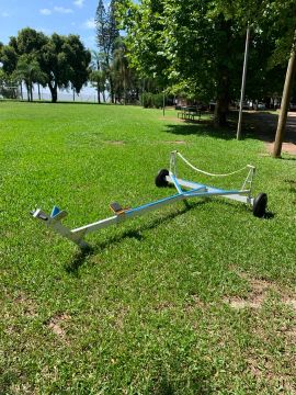 Carreta de encalhe para monotipos