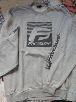 Blusão Moletom Freesurf Cinza