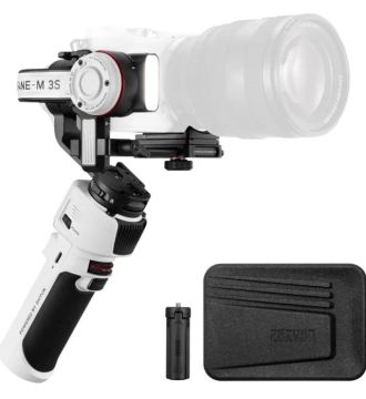 Estabilizador Gimbal Zhiyun Crane-m3 S Portátil Para Câmeras Branco-preto