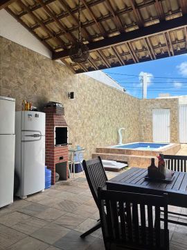 Casa 2 quartos, piscina, condomínio Jacuipe