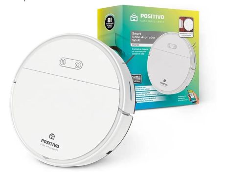 Robô Aspirador Wi-Fi Positivo - Casa Inteligente