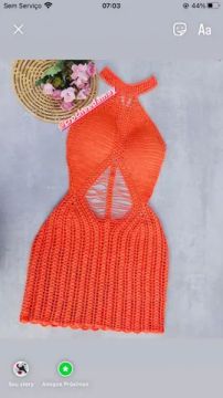 Vestido de croche 