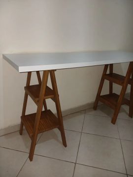 Mesa de escritório desmontável 