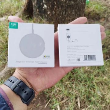 Carregador Por Indução Slim Turbo 15W Sem Fio Para iPhone linha 11 12 13 14 15 Fam Prime