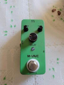 Mini pedal M-vave efeito Delay