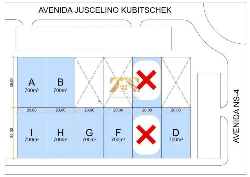 Terreno, 700 m² - 104 sul (ACSE 1) - Palmas/TO