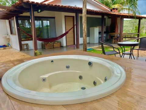Casa de Temporada com Jacuzzi em Capitólio - MG
