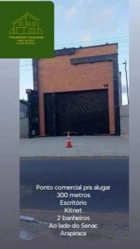 Aluga-se salão comercial 