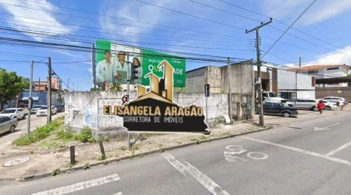 Montese, terreno de esquina murado na Avenida João Pessoa 13,30 x 49,50