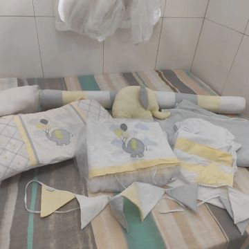 Kit berço 10 peças Batistela Baby 