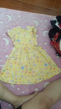 Vestido Malwee amarelo 