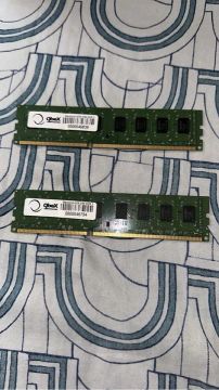 2 Memórias RAM Qbex de 4GB DDR3 Desktop TOTALIZANDO 8GB