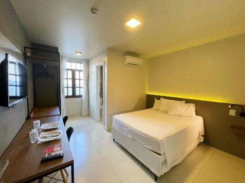 Alugo Flat Mobiliado em Ponta Negra - Liiv Rooms Cobogó | SEM BUROCRACIA