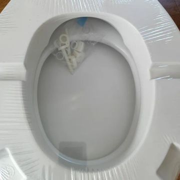 Assento sanitário elevado 11cm almofadado 