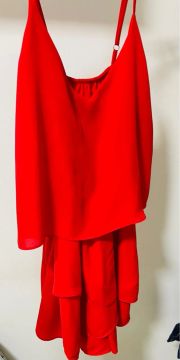 Macacão vermelho 