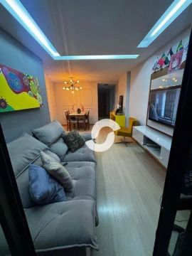 Apartamento com 2 dormitórios , uma suíte , e um escritório , à venda, 90 m² por R$ 750. -