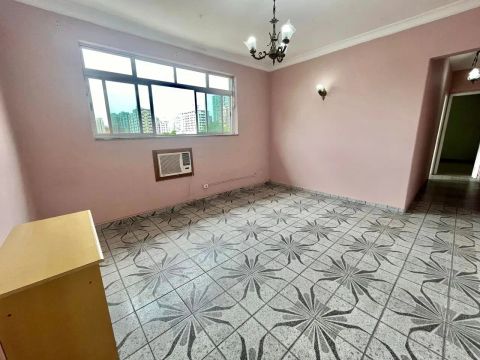 Apartamento, 3 dorm., 113m² e 1 vaga coletiva - R$ 425.000 - Campo Grande - Santos/SP