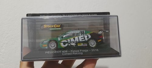 Miniatura stock car Peugeot 408 na escala 1/43 