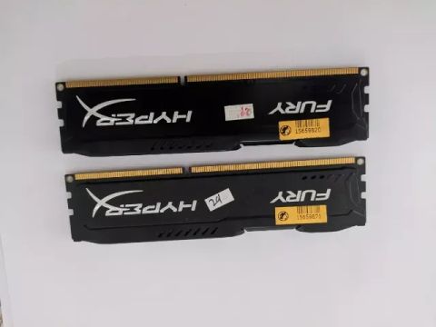 Memória Ram Kingston Fury 8gb 2x4gb Hyperx Hx316c10fb/4 (Usado)