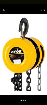 Na caixa - Talha Manual Vonder 1 Ton 3,m