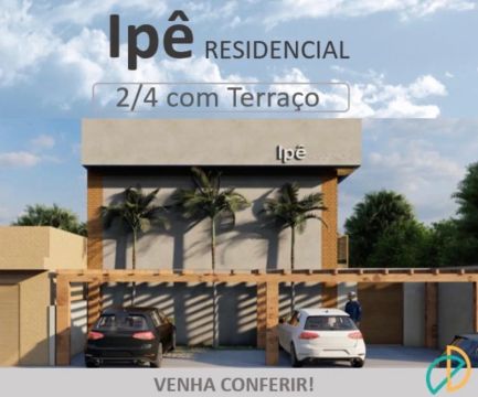Casa 2/4 com Terraço - Ipê Residencial- Trobogy