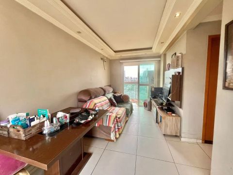 Apartamento, 2 dorm., 64m², 3 varandase e vaga de garagem - R$ 540.000 - Campo Grande - Sa