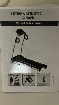 Esteira Athletic 13 km/h - Manual de Instruções