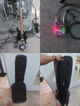 Contra baixo Yamaha trbx 174 passivo com preamp mais acessórios 