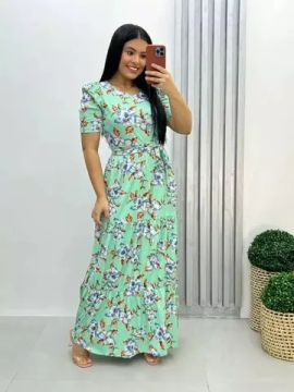 Vestidos Longos  Abigail com estampas 