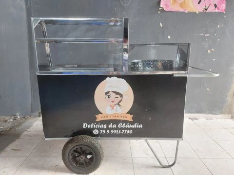 Carrinho de lanches - Completo e novo!