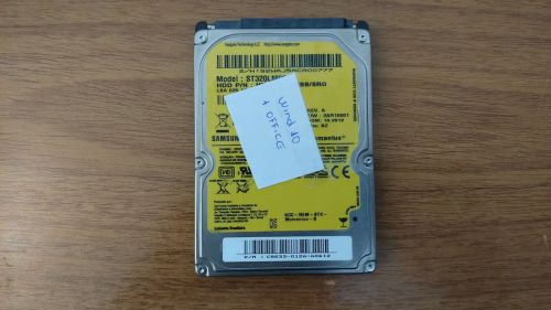 Hd 320gb da Samsung c windows 10