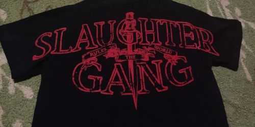 Camiseta Slaughter Gang - Tamanho G