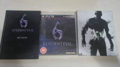 Resident Evil 6 PS3 Steelbook + Artbook Mídia Fisica Original Impecavel Usado