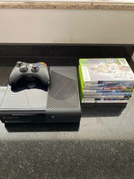 Xbox 360 Super Slim  com jogos