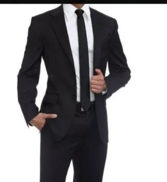 Terno slim preto novo
