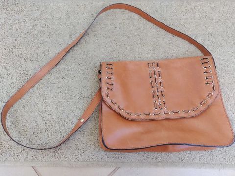 Bolsa de Couro Marrom