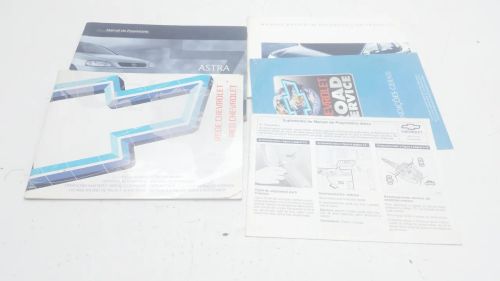 Manual Proprietário Gm Astra 2.0 1998/ 1999