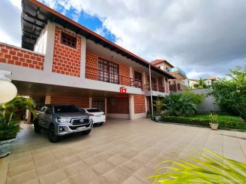 Lindissima Casa Duplex de 5 Suites no Ponta Negra 2 (1.600m²) + Terreno Atras