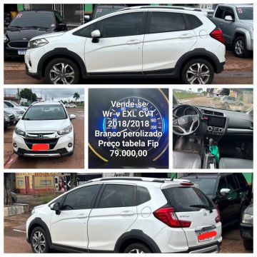 WR-V EXL CVT  2018/2018_Branco Perolizado 