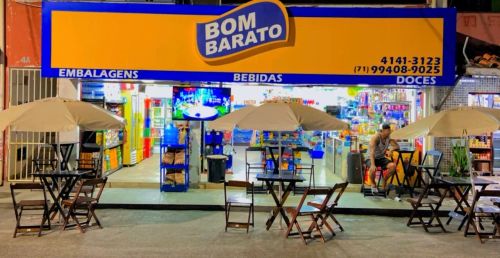 Passo ponto, loja de Embalagens, Bebidas e doces 