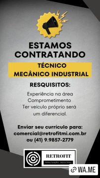 Vaga para técnico 