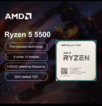 Processador AMD Ryzen 5 5500 - 6 Cores 12 Threads