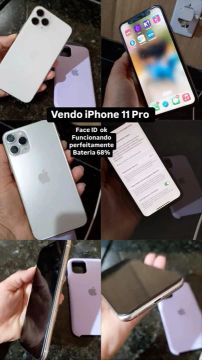 iPhone 11 Pro - Face ID ok - Bateria 68%