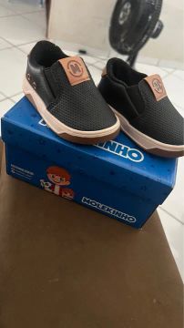 Tênis Molekinha Infantil Preto