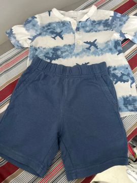 Conjunto Carter's Menino Avião - Tamanho 3t 3A P